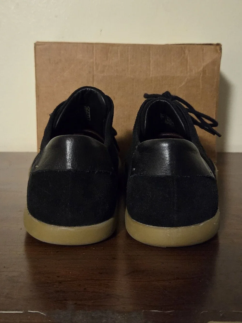 ​Kalso Earth Dawson Black Suede Negative Heel Comfort Oxfords Shoes  Mens 8 EUC
